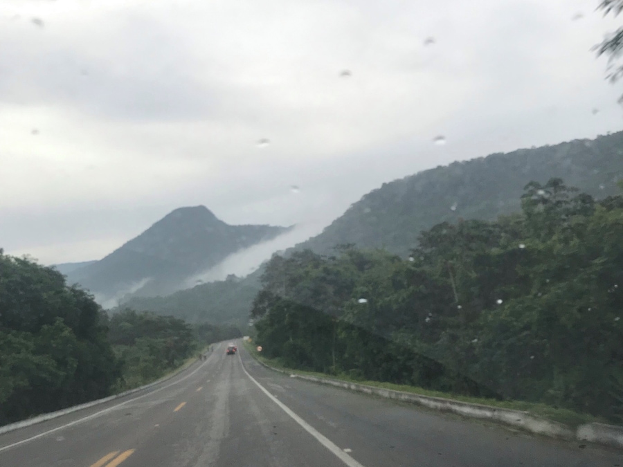 Road to our beach house in Itambuca, Ubatuba
