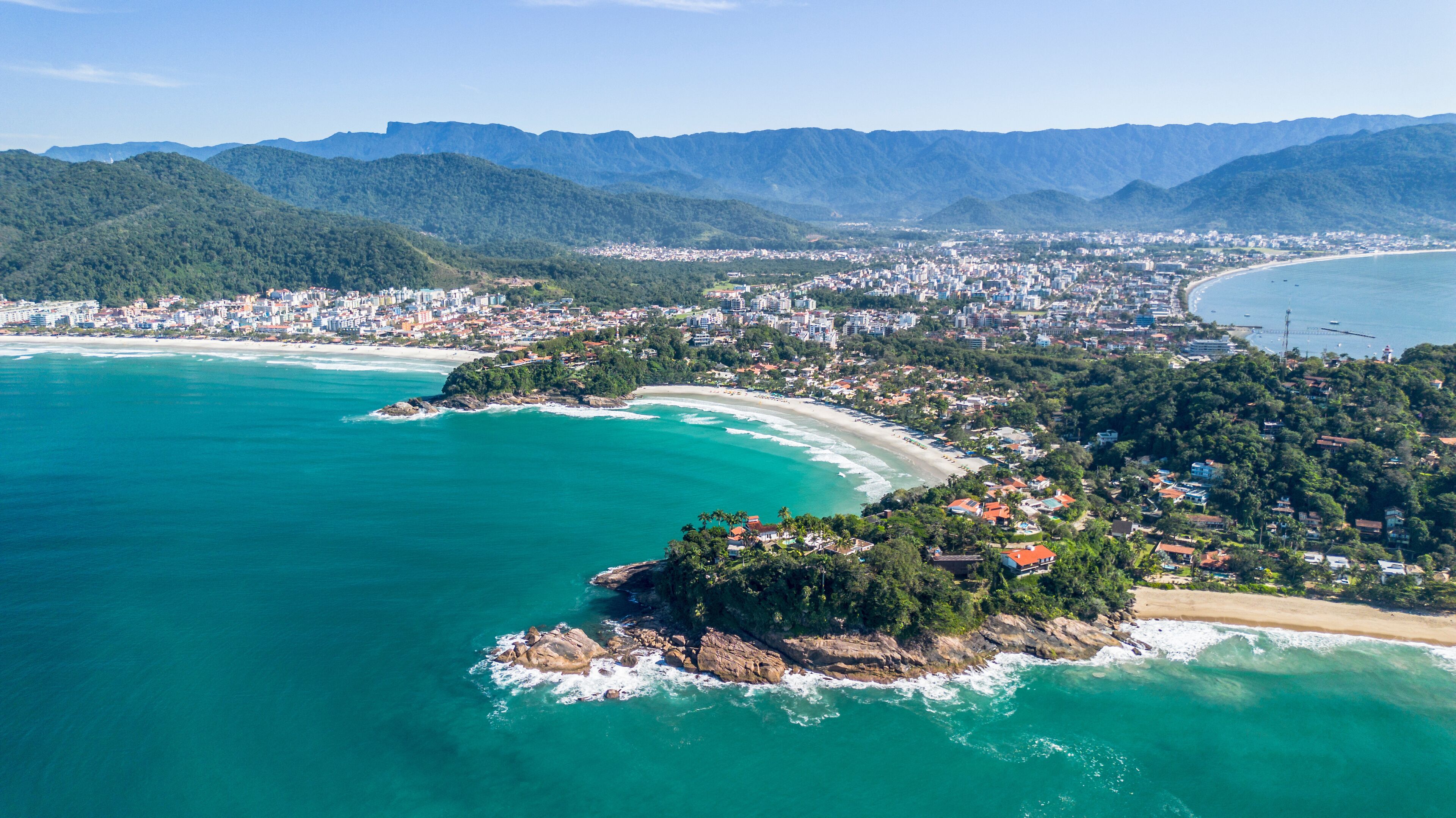Ubatuba aerial view