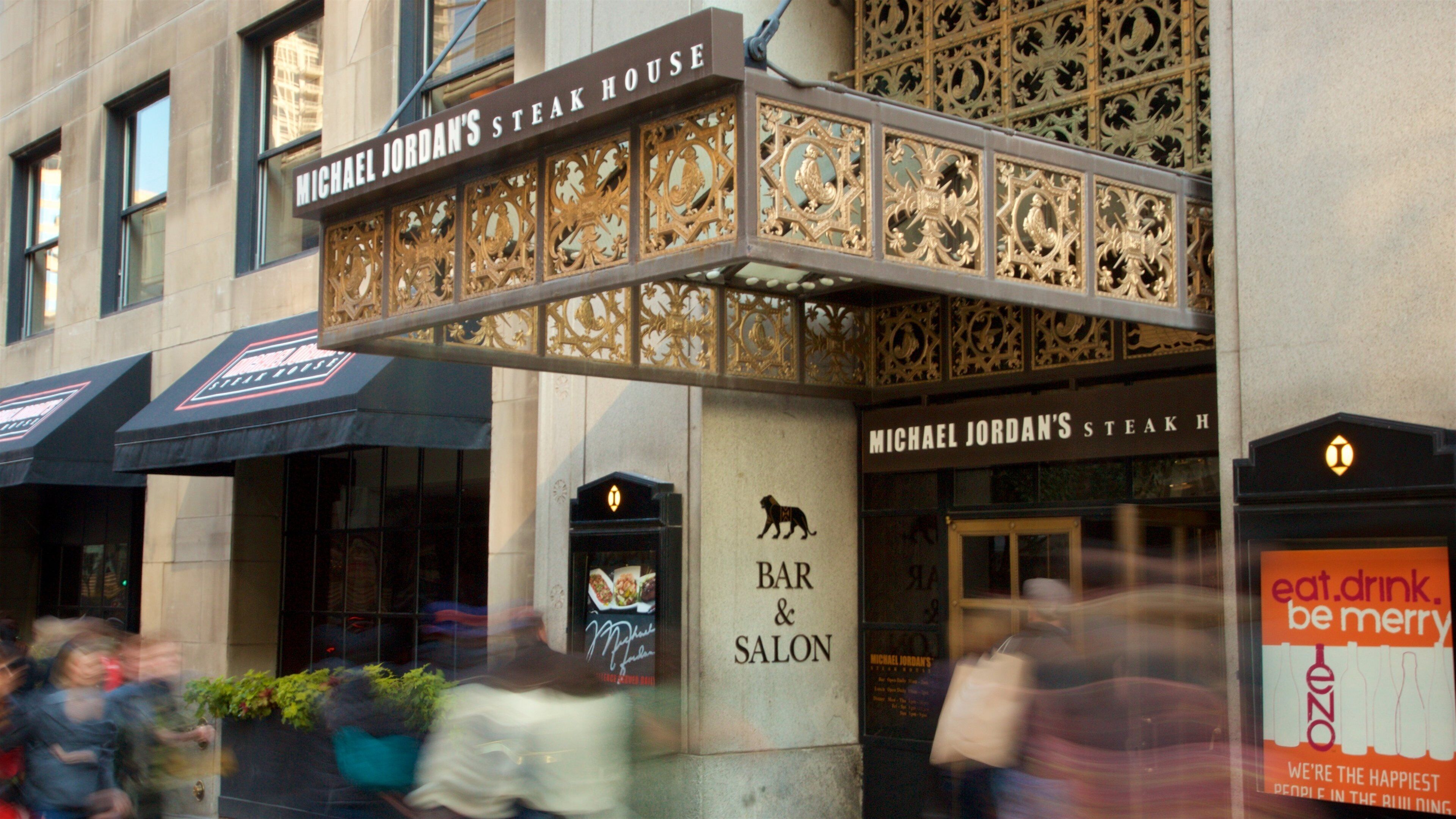 Chicago sentrum fasiliteter samt skilt