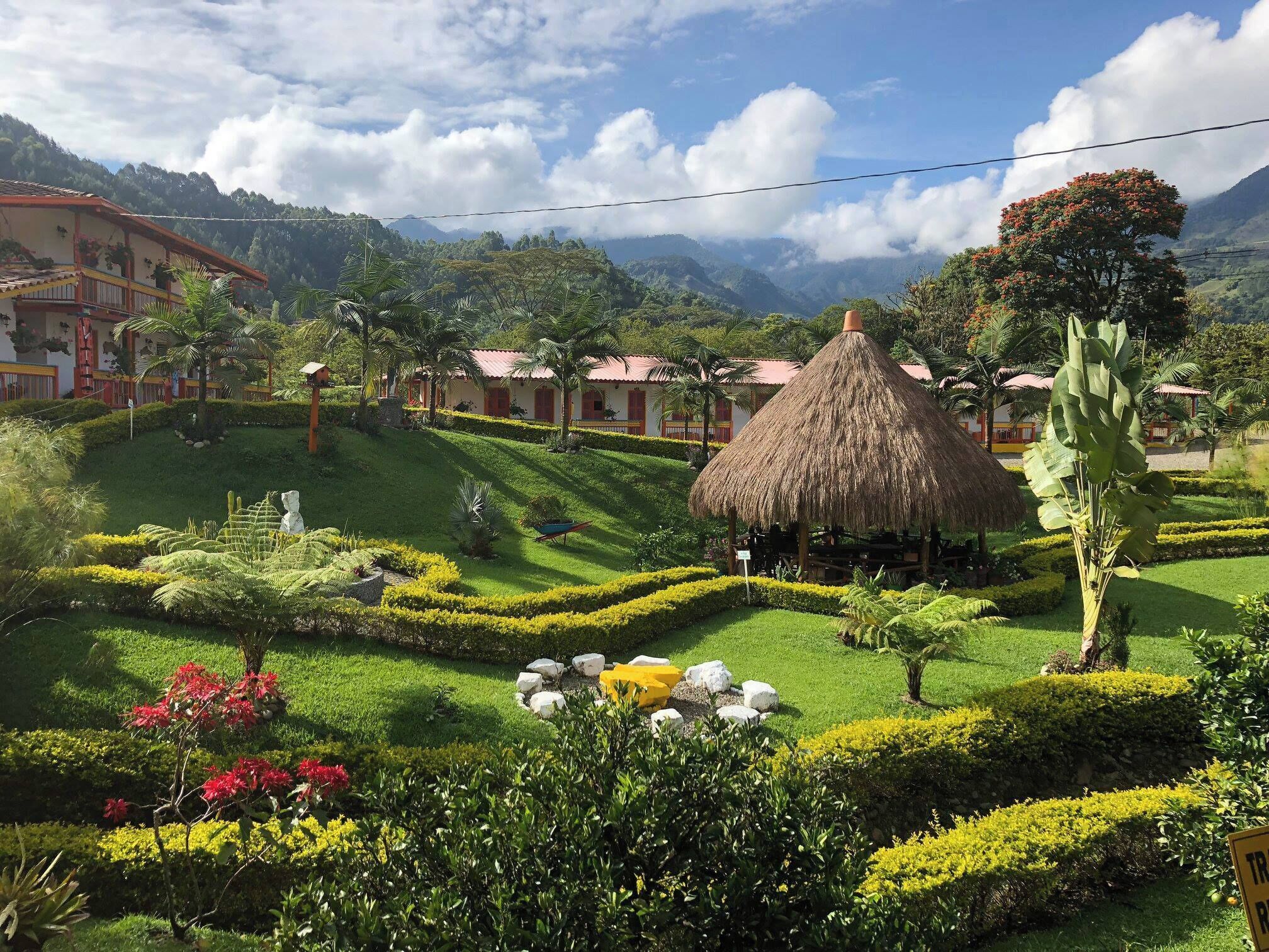 My accommodation in Jardin, Colombia