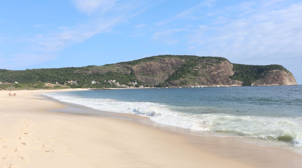 Niteroi, Rio de Janeiro, RJ, Brazil, October 11, 2020: Camboinhas beach.