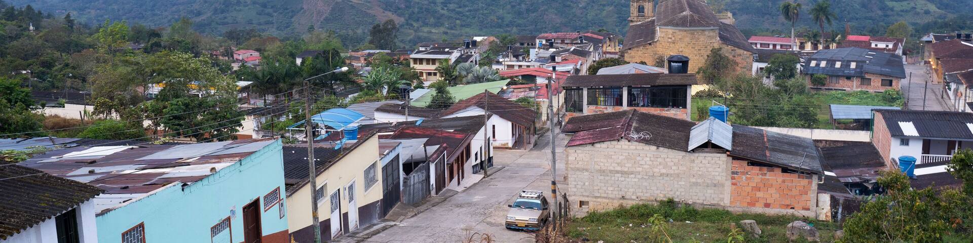 Chinavita, pueblo en el departamento de Boyaca, Colombia, Cordillera Oriental de los Andes.
