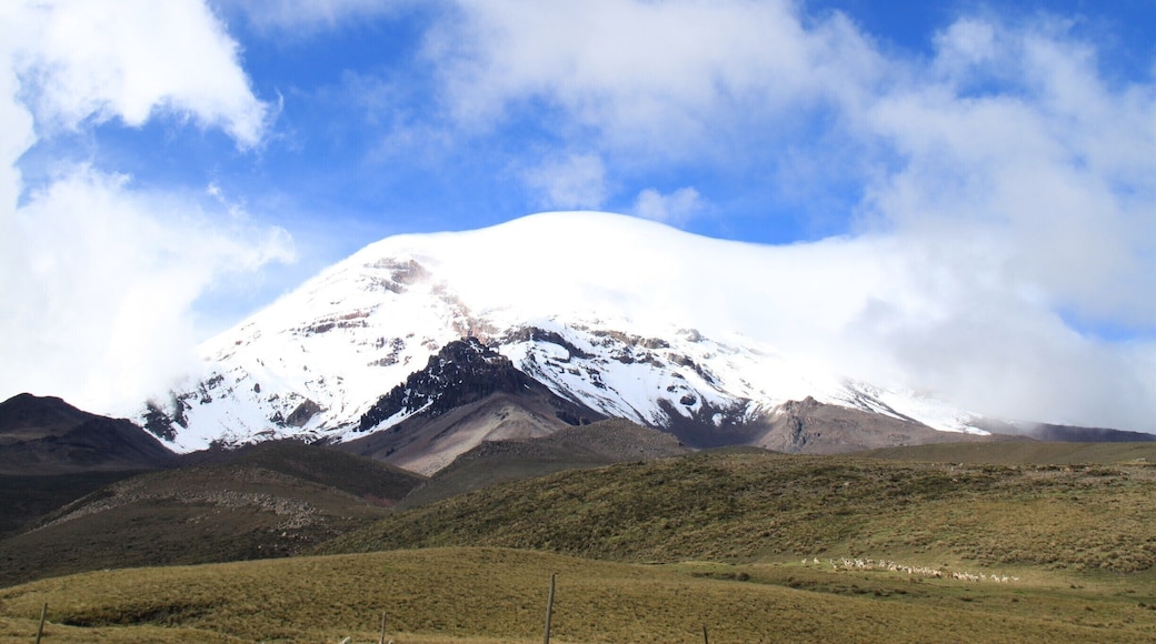 The Chimborazo volcano, It is the closest place to the sun. http://www.cotopaxi-travel.com/climbing-chimborazo-iliniza.php