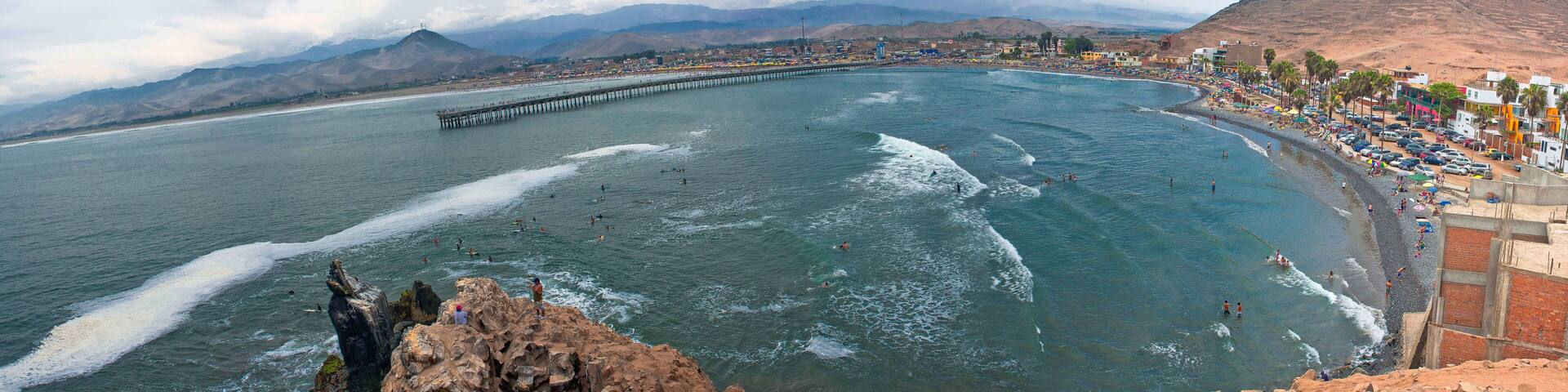 Seaside resort of Cerro Azul, Lima Peru