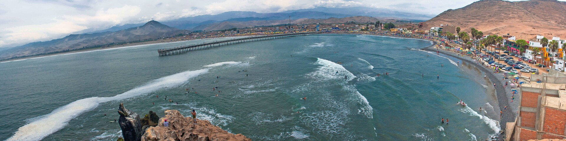 Seaside resort of Cerro Azul, Lima Peru