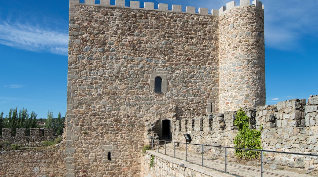 tribute tower castle of Coracera in San Martin od Valdeiglesias, Madrid province. Spain