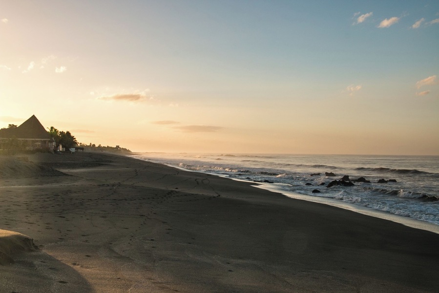 Being only a 30 minute bus ride from downtown León, it's hard to imagine a beach this beautiful being so deserted. 
True, being up for sunrise certainly helps, but even throughout the day the beaches of Las Peñitas are for the most part deserted.
Just be sure to check with the locals before diving into the water; while some stretches are perfect for swimming, others are a little rougher and can be dangerous for the unprepared.
#Nicaragua #Leon #LasPenitas #Beach