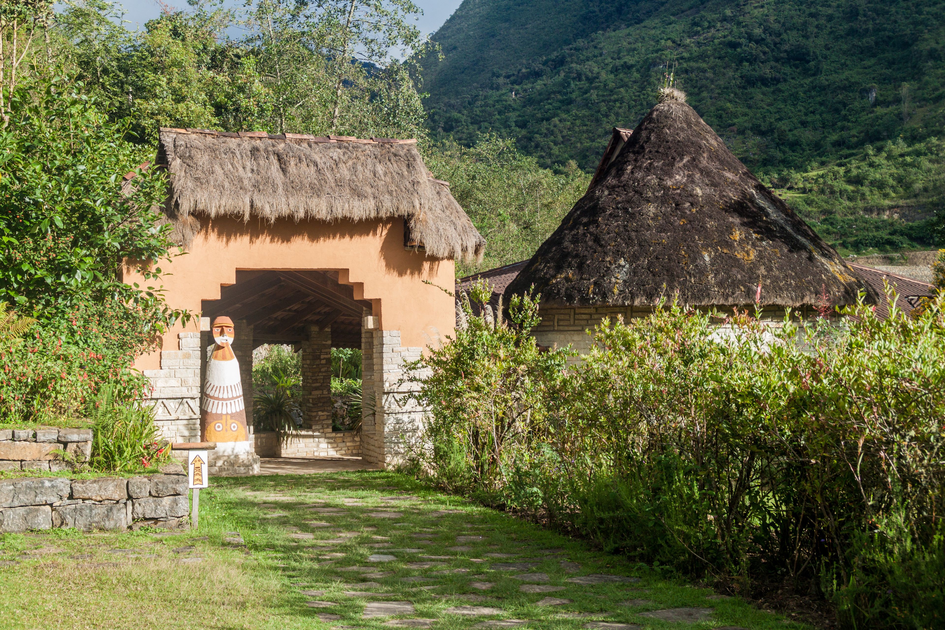 Museo Leymebamba museum, northern Peru. This museum houses mummies found at Laguna de los Condores.