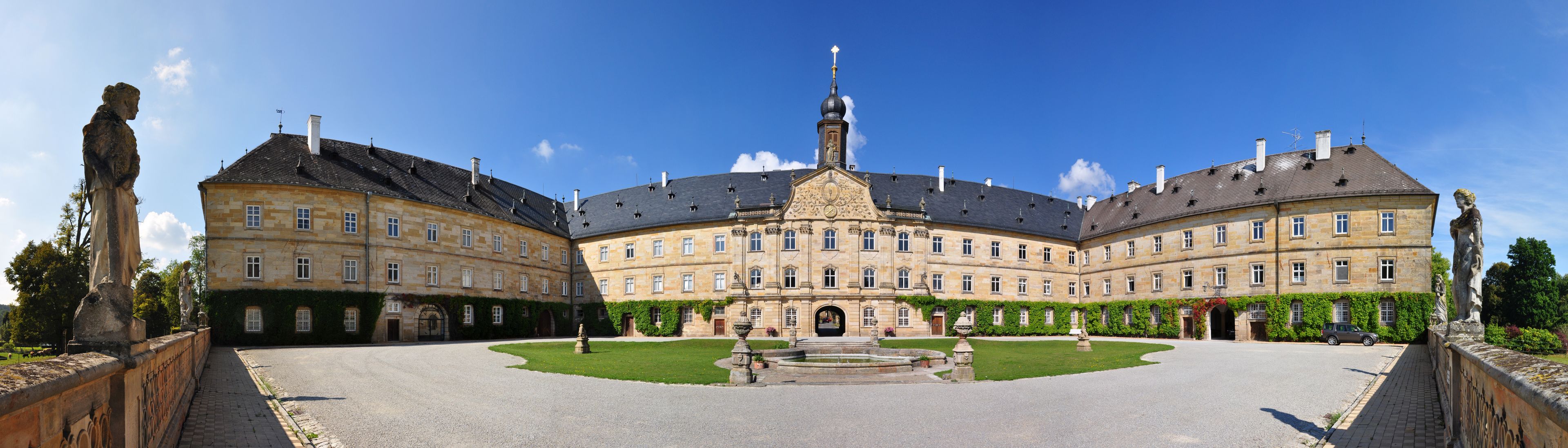 Panorama Schloss Tambach in Bayern
