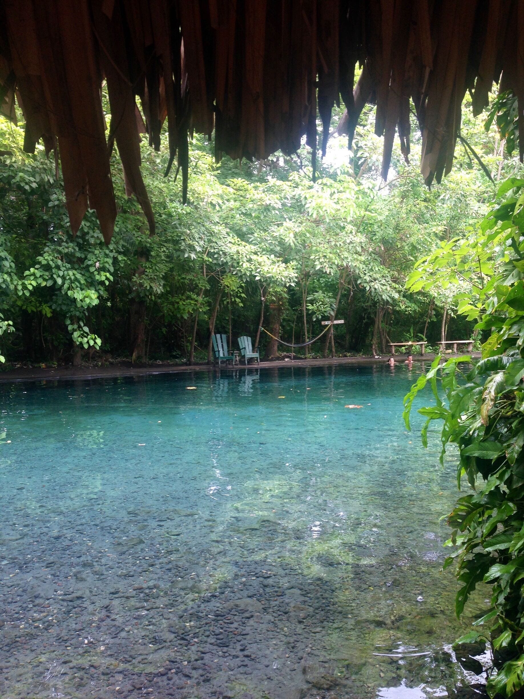 A little-known adventure paradise - this is Ojo de Agua an amazing natural mineral spring ($3 entry fee) but it's worth it! Take your GoPro and have some fun in the clear spring waters! 