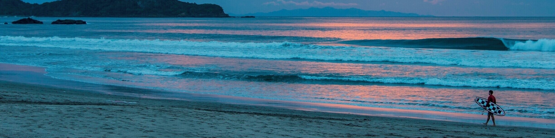 Sunsets are magical on the West Coast of Nicaragua. #BeachBound