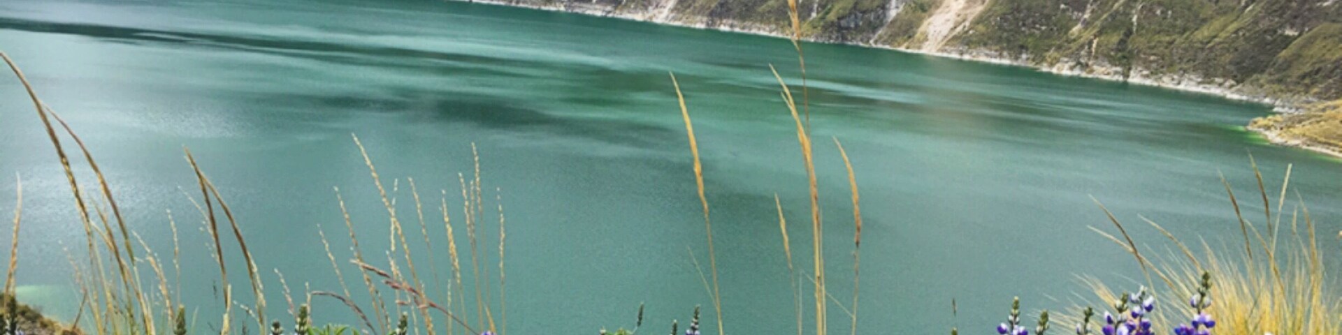 you have to walk to see closer Quilotoa lake, but worth it!