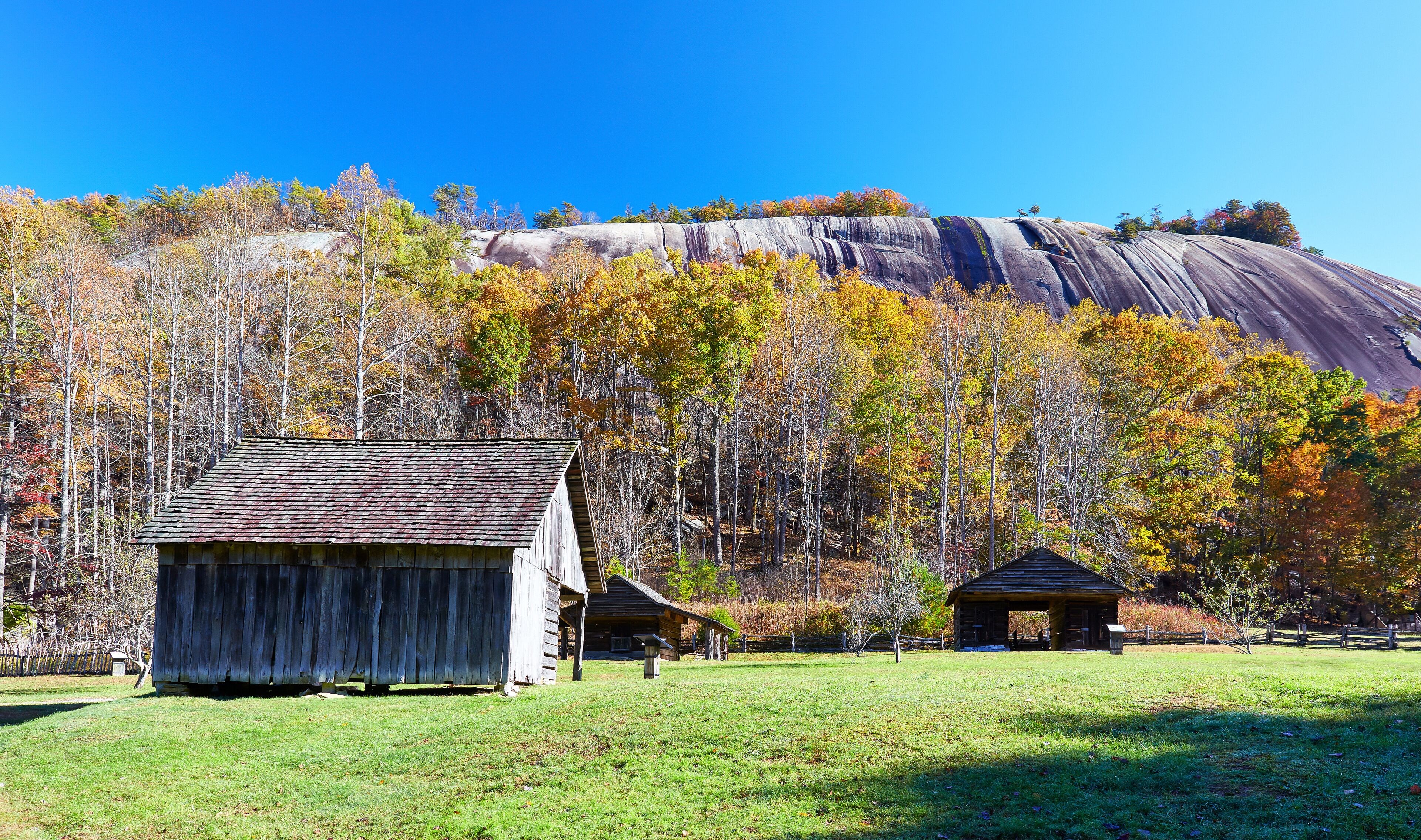 Homestead at Stone Mountain State Park near Roaring Gap, North Carolina