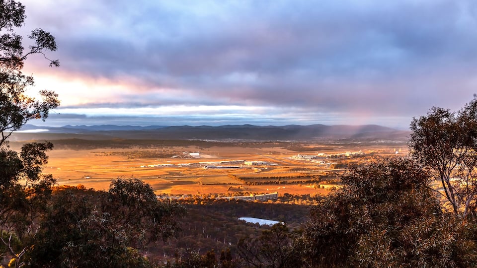 Canberra Airport Morning Sunlight Australia