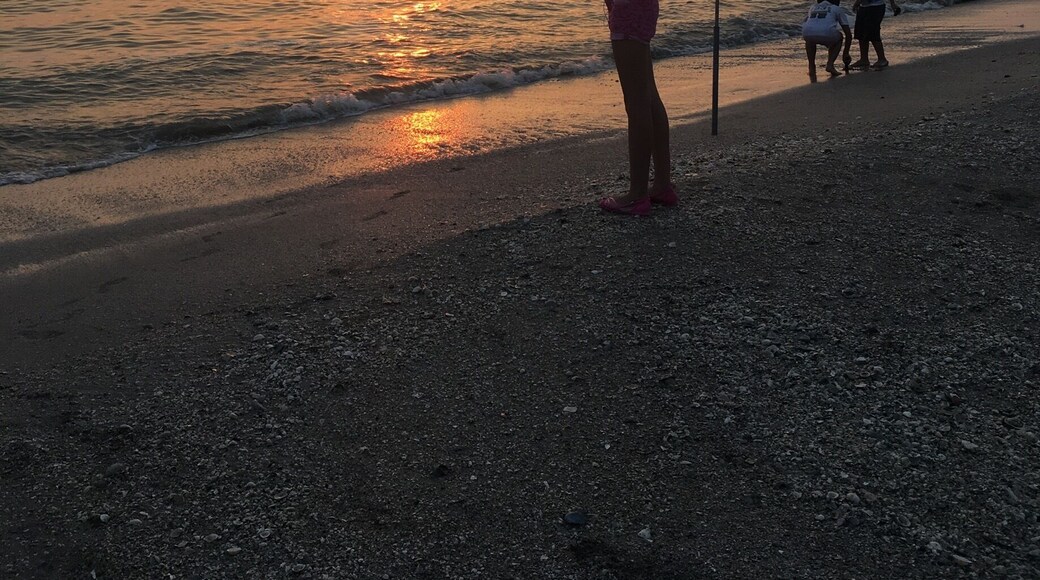 Beautiful sunset at Pantai Redang, Sekinchan