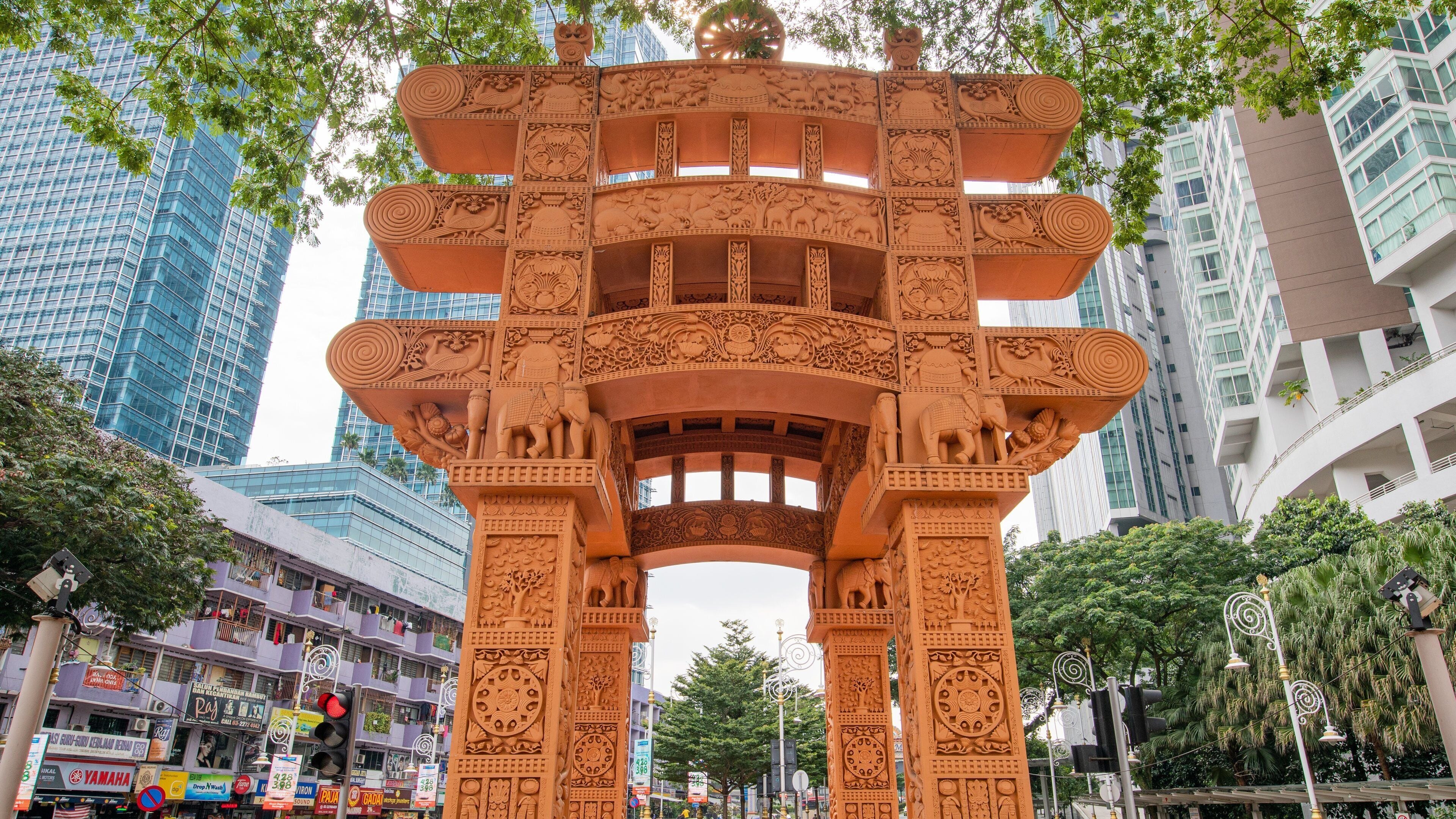 Brickfields which includes heritage elements and a city