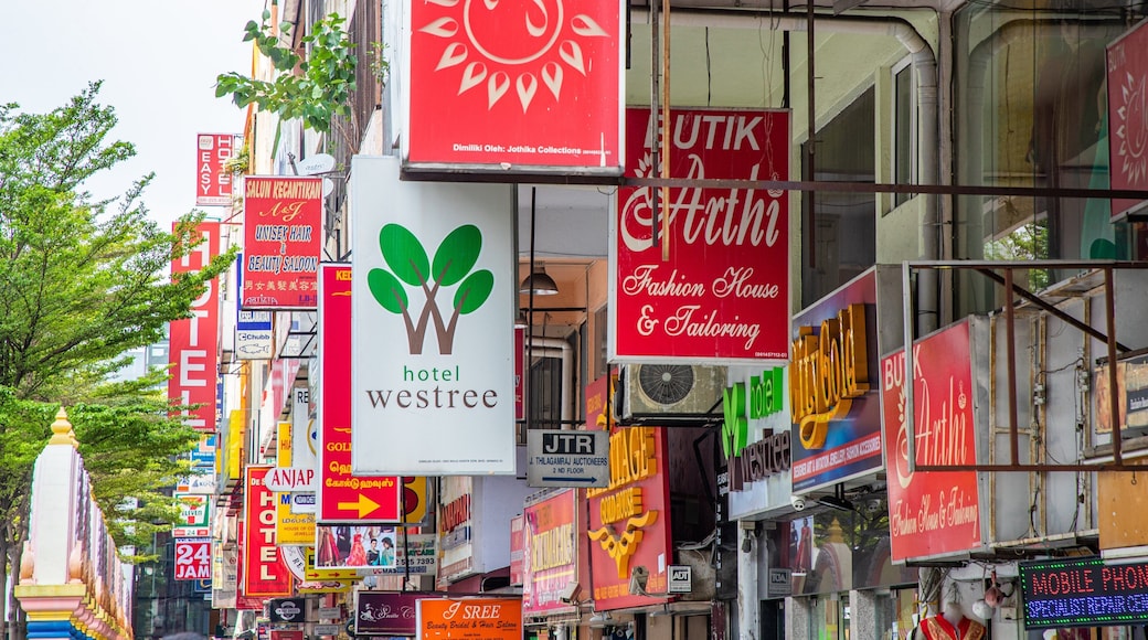 Brickfields showing signage