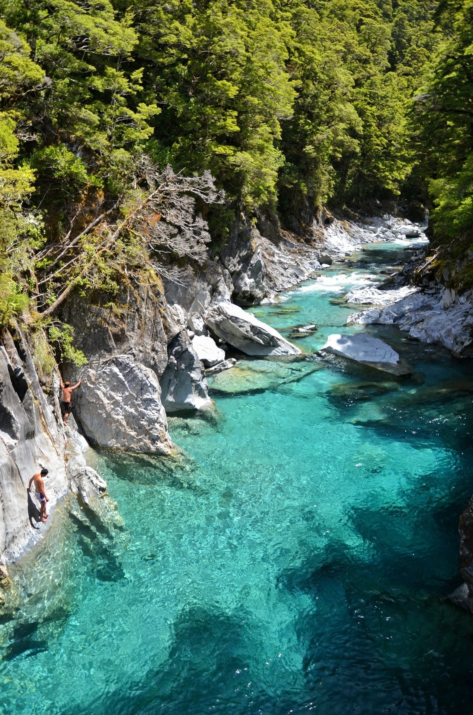 The #Blue Pools just outside of Wanaka are one of my favourite hidden gems in the region