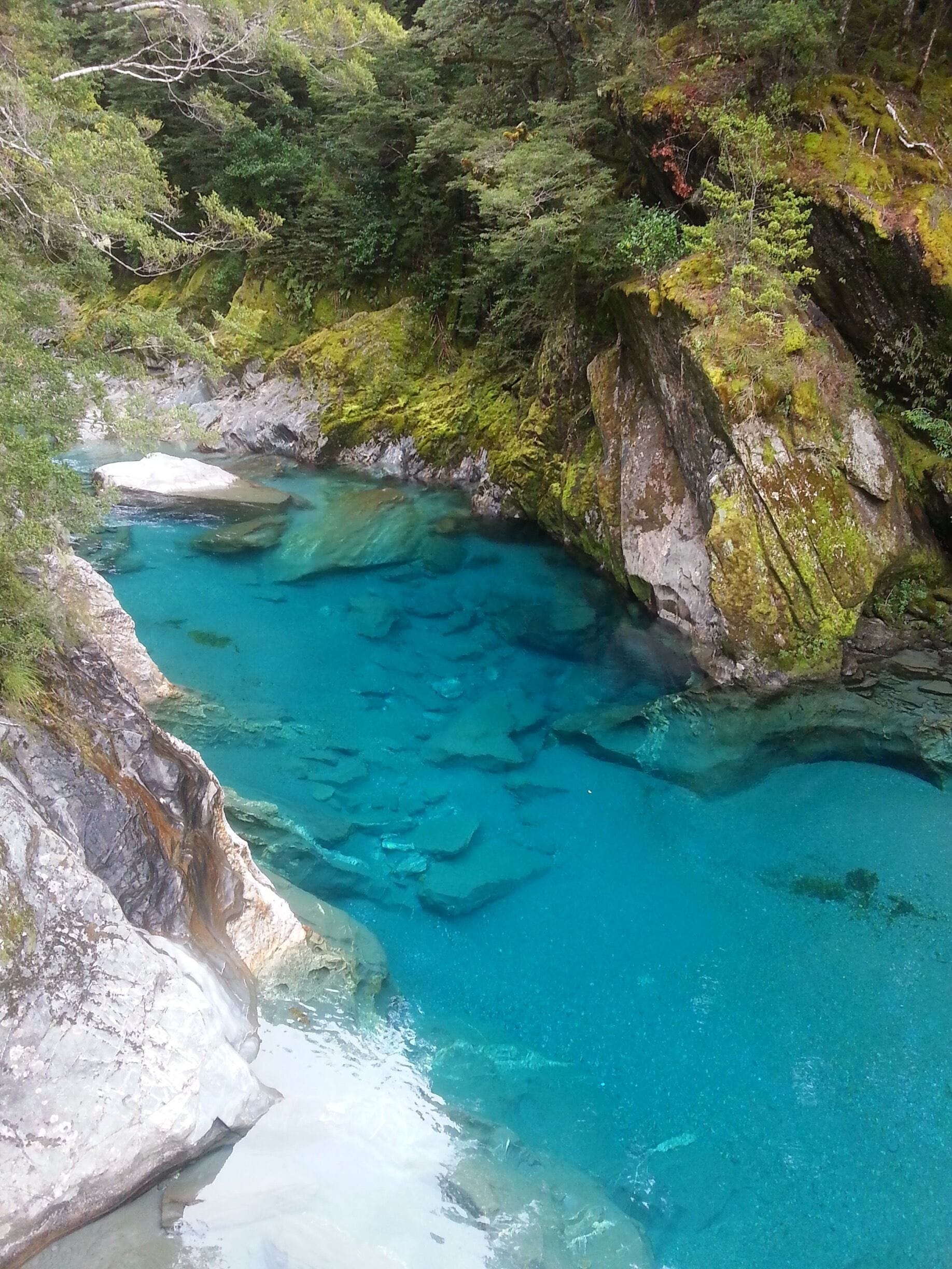 Blue pools walk just of the SH6.