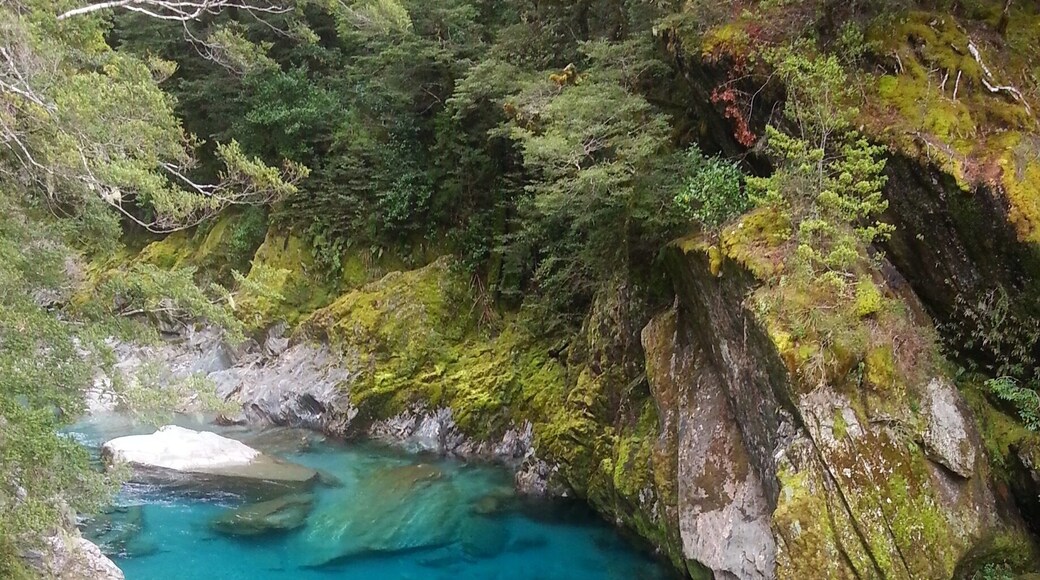 Blue pools walk just of the SH6.