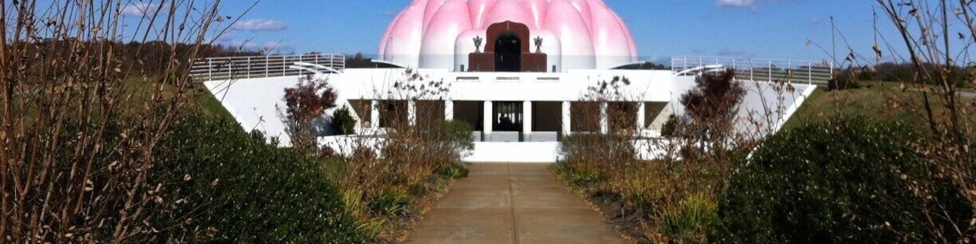 All faiths are welcome at this shrine hidden in the mountains of Buckingham County Virginia. #blue