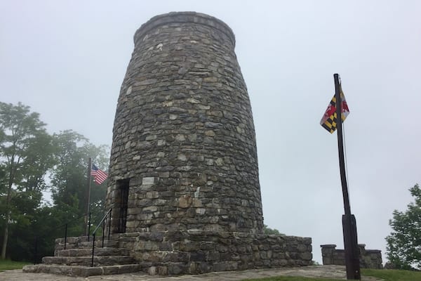 Built in 1827 by a group of local citizens, using rock quarried from the site. This is the first Monument dedicated to George Washington.