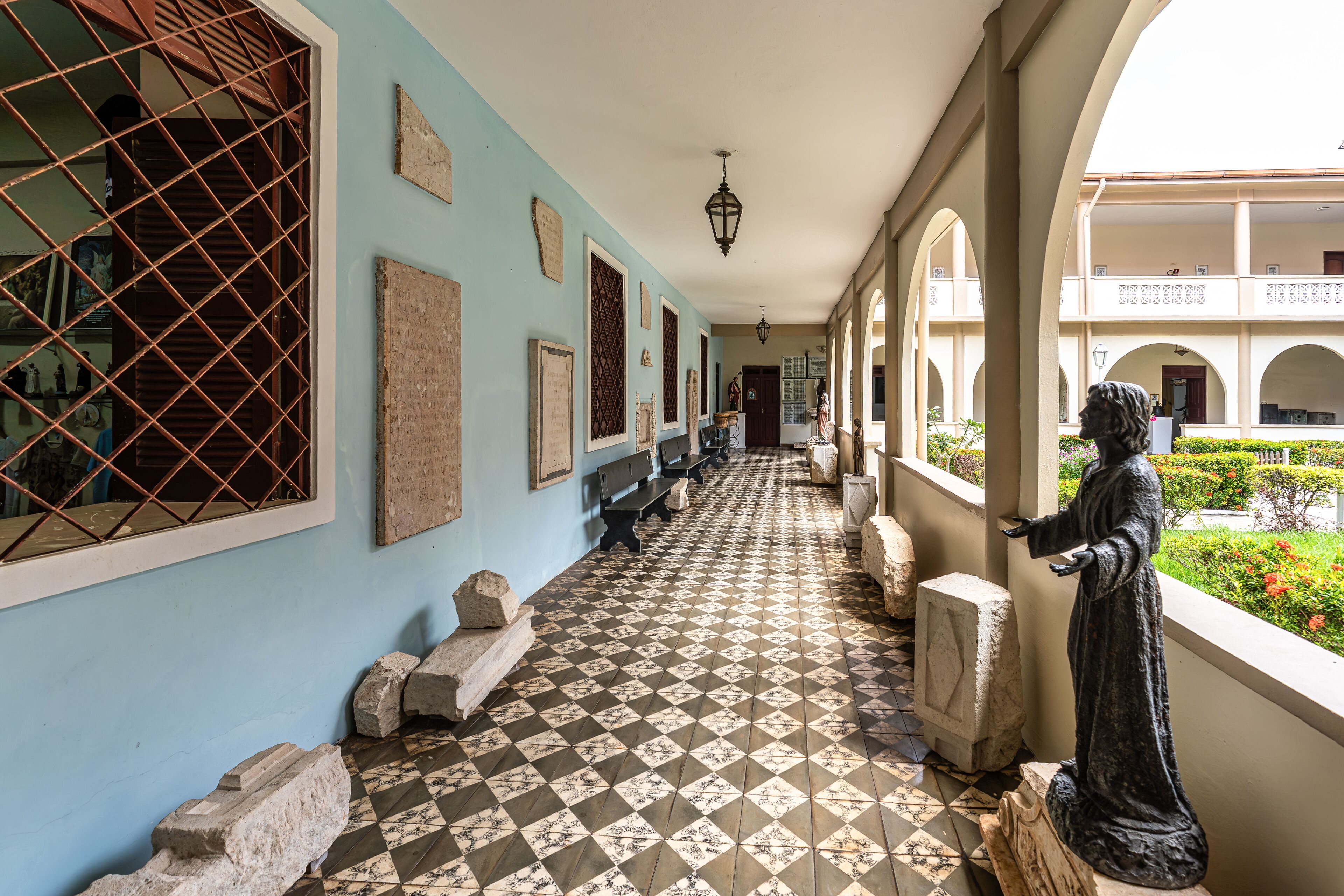The convent and church of Nossa Senhora do Carmo at Praca Joao Lisboa in Sao Luis, Brazil
