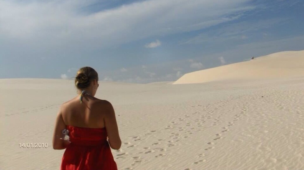 Grandes Lençóis Maranhenses - white sand, sunny during the whole year, beautiful! You need strong legs to walk around but you will love it!!