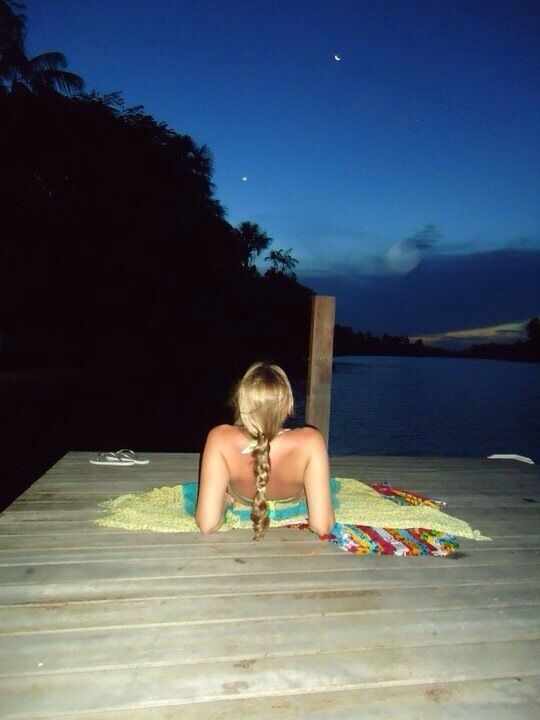 Nature surprises me with its beauty. Awesome moon, the sound of birds and a fresh summer wind. 