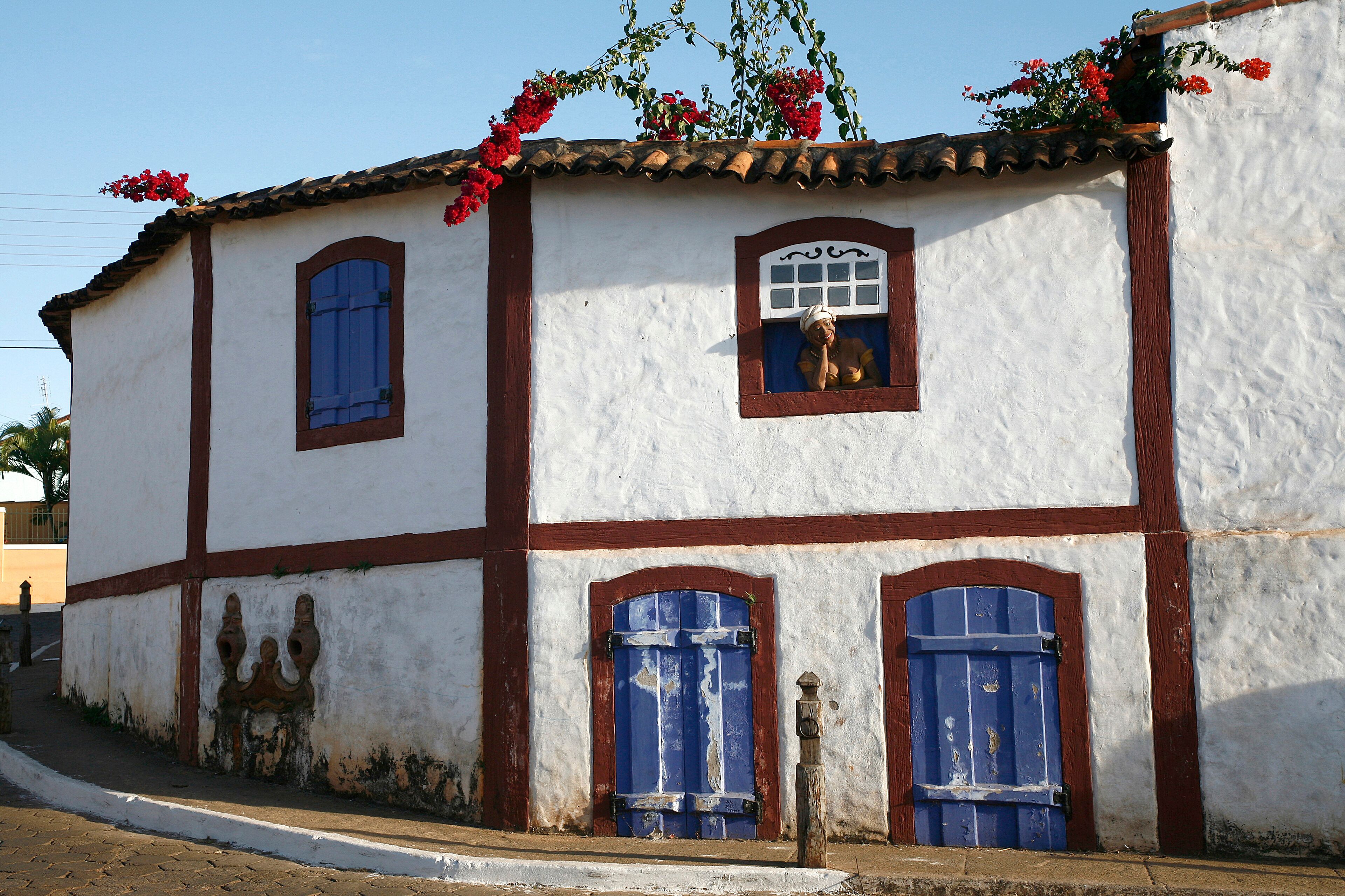 traditional doll decorative in paracatu, little town in brazil