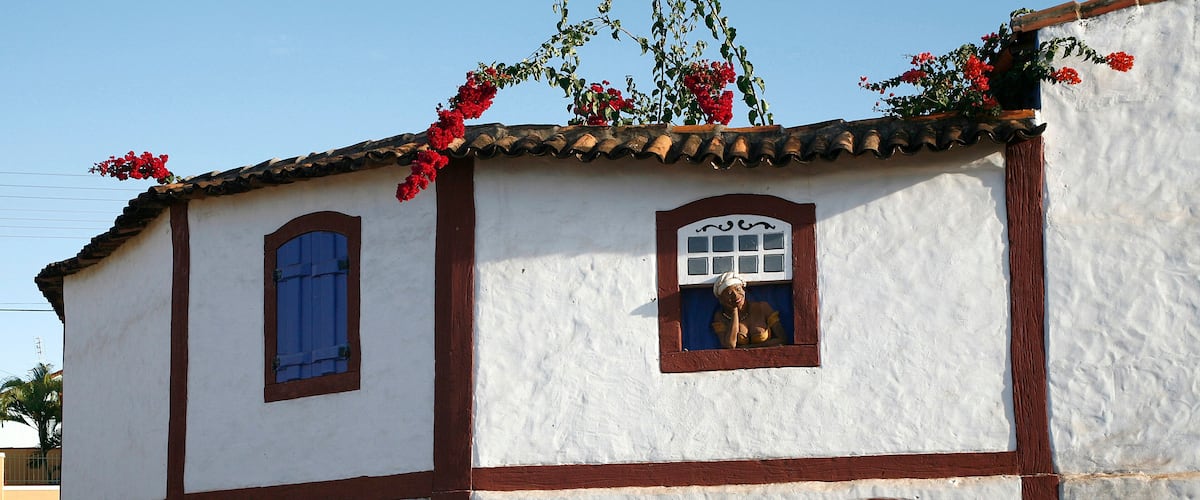 traditional doll decorative in paracatu, little town in brazil