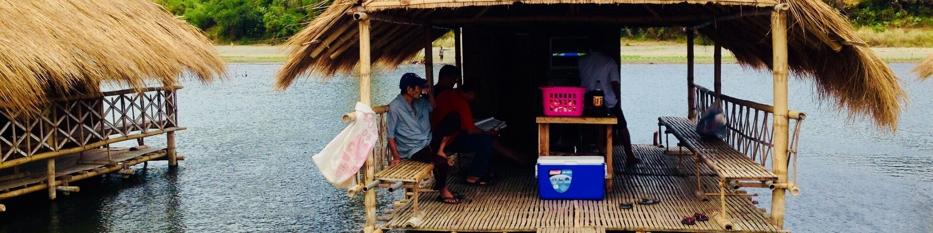 The Padsan River in Ilocos Norte, Philippines is one of the best destinations  for many locals especially summer. Tourists spend their leisure time here and enjoy the beauty of the river. The Nipa Hut cottages along the banks of Padsan river comes in second to attracting visitors. The Nipa Huts not only offer shade and comfort to the visitors but are equipped with Videoke system to complete the entertainment. #River Photo Challenge #Vacay2016
