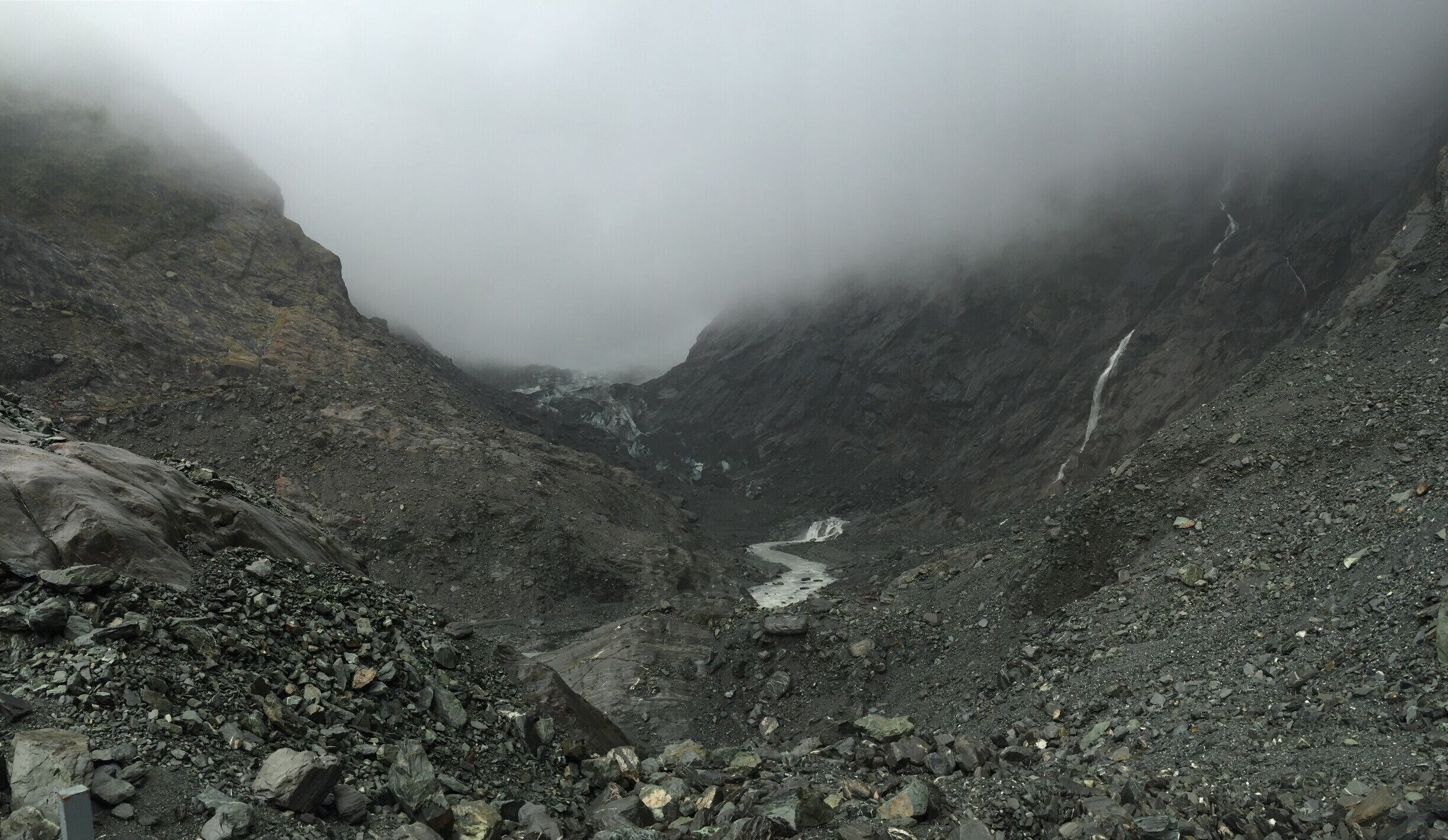 Nice hike back to the Glacier from the parking lot. 