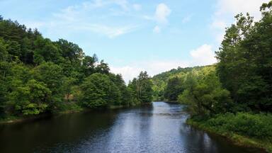 Tanasee Creek Lake in North Carolina during the Summer