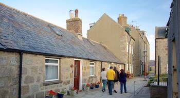 Aberdeen which includes street scenes as well as a small group of people