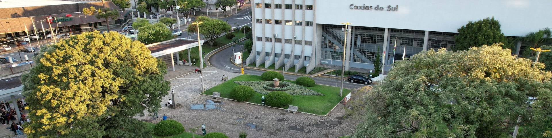 Prefeitura de Caxias do Sul, Brasil, Rio grande do Sul, drone view