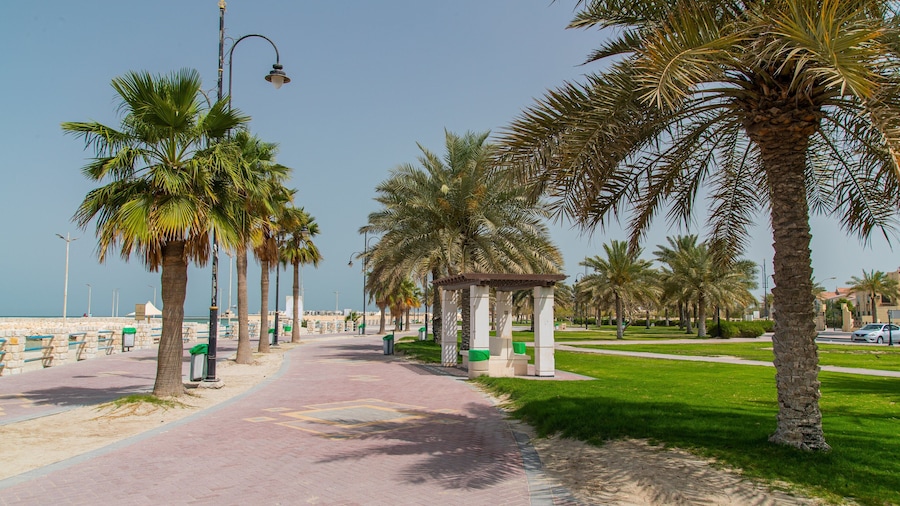 Budaiya which includes a garden