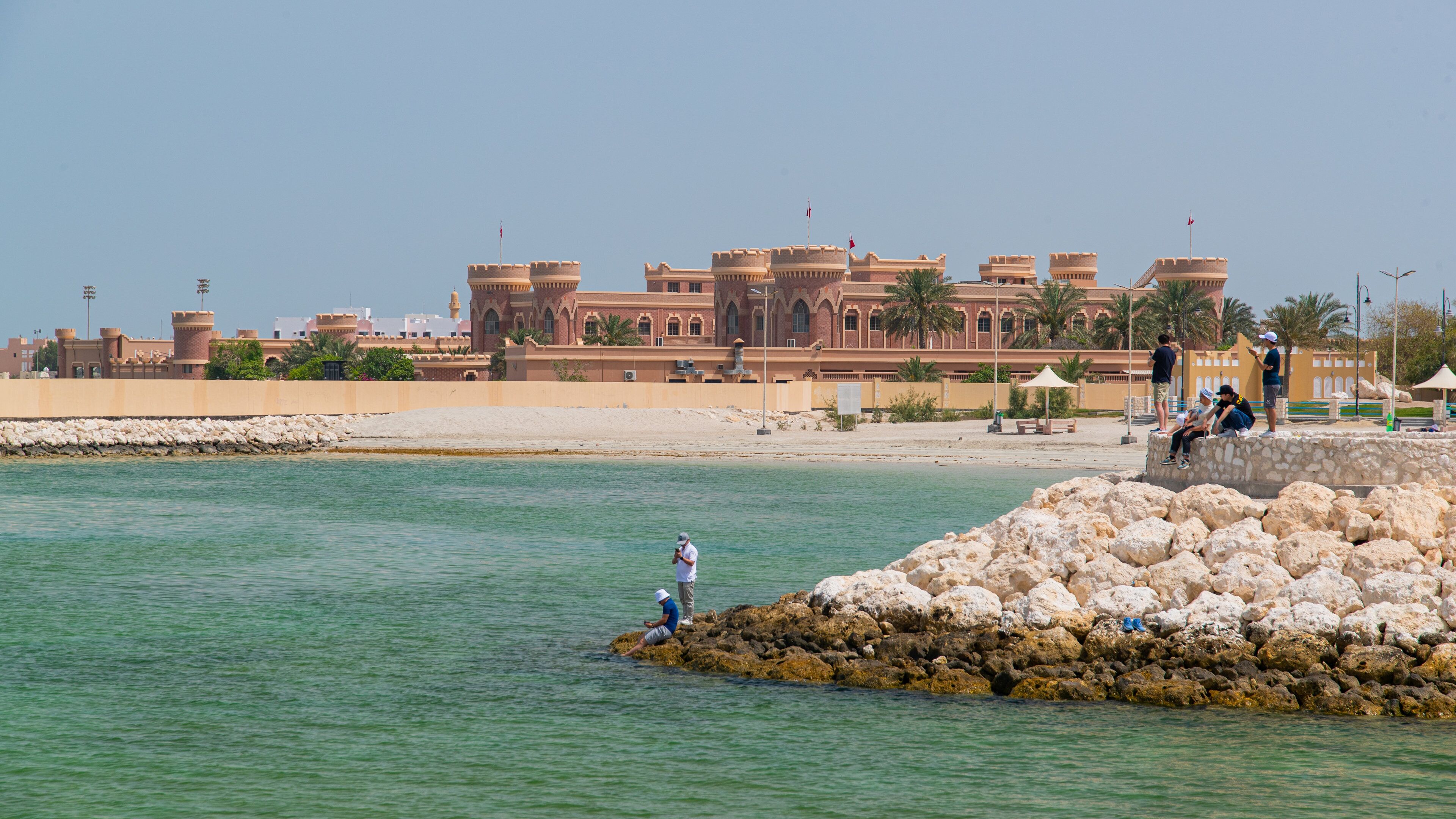 Budaiya showing general coastal views as well as a couple