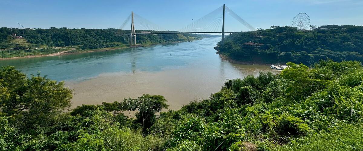 Integration Bridge at Las Tres Fronteras with Argentina, Brazil, and Paraguay Borders