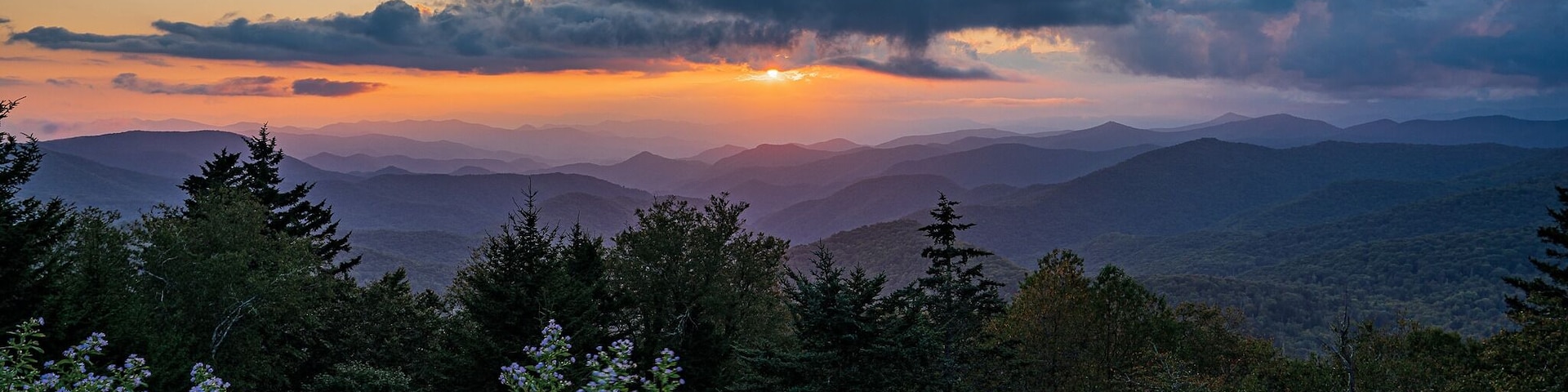 Blue Ride Parkway sunsets are pretty incredible