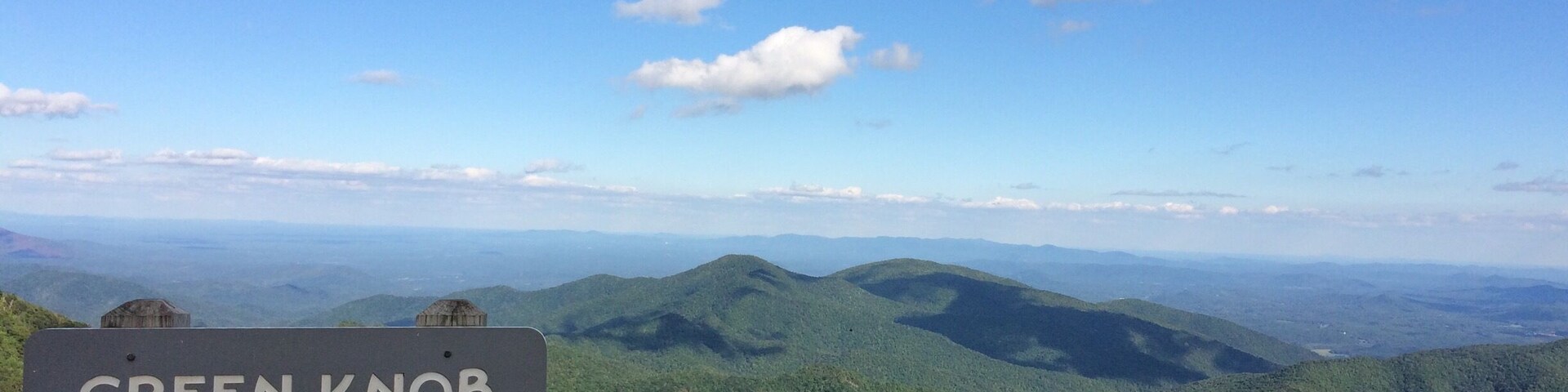 Great scenery in the Blue Ridge Parkway