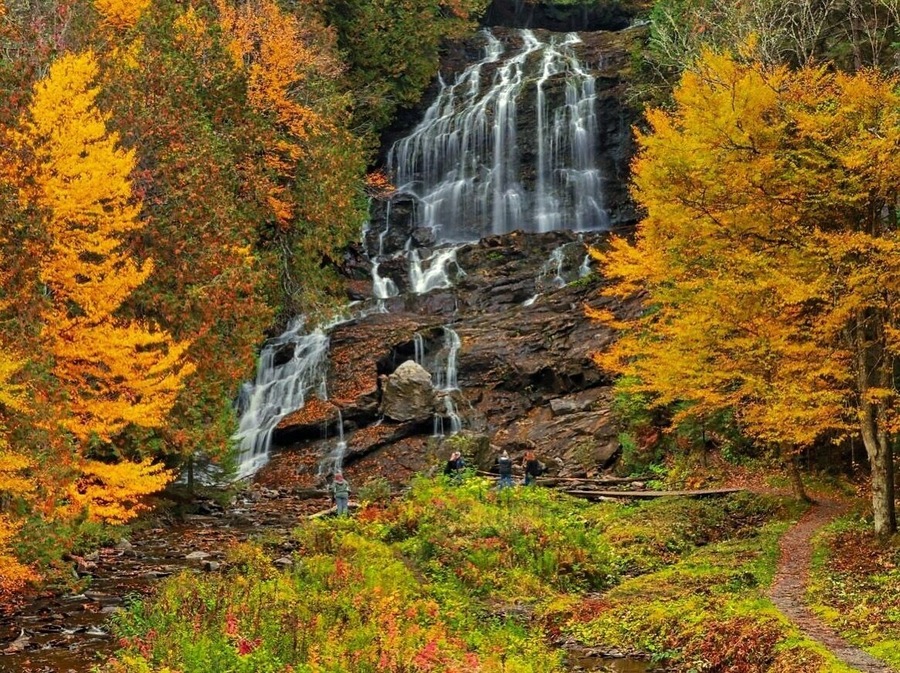 Waterfall in New Hampshire’s North Woods. #GreatOutdoors