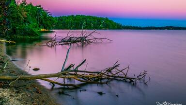 Beautiful Sunset at Lake James, North Carolina!