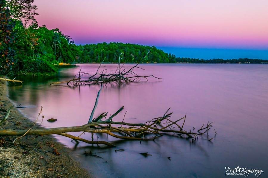 Beautiful Sunset at Lake James, North Carolina!