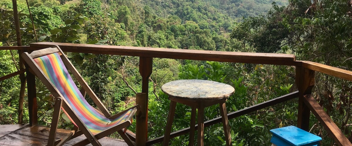 #green Jungle views in Minca, Colombia