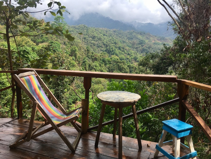 #green Jungle views in Minca, Colombia