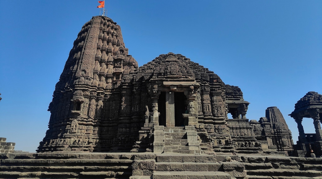 Trimbakeshwar Shiva Temple, one of the twelve Jyotirlingas, is located in Nashik, Maharashtra, India. A heritage Hindu temple built in the Hemadpanthi style, known for its intricate carvings.