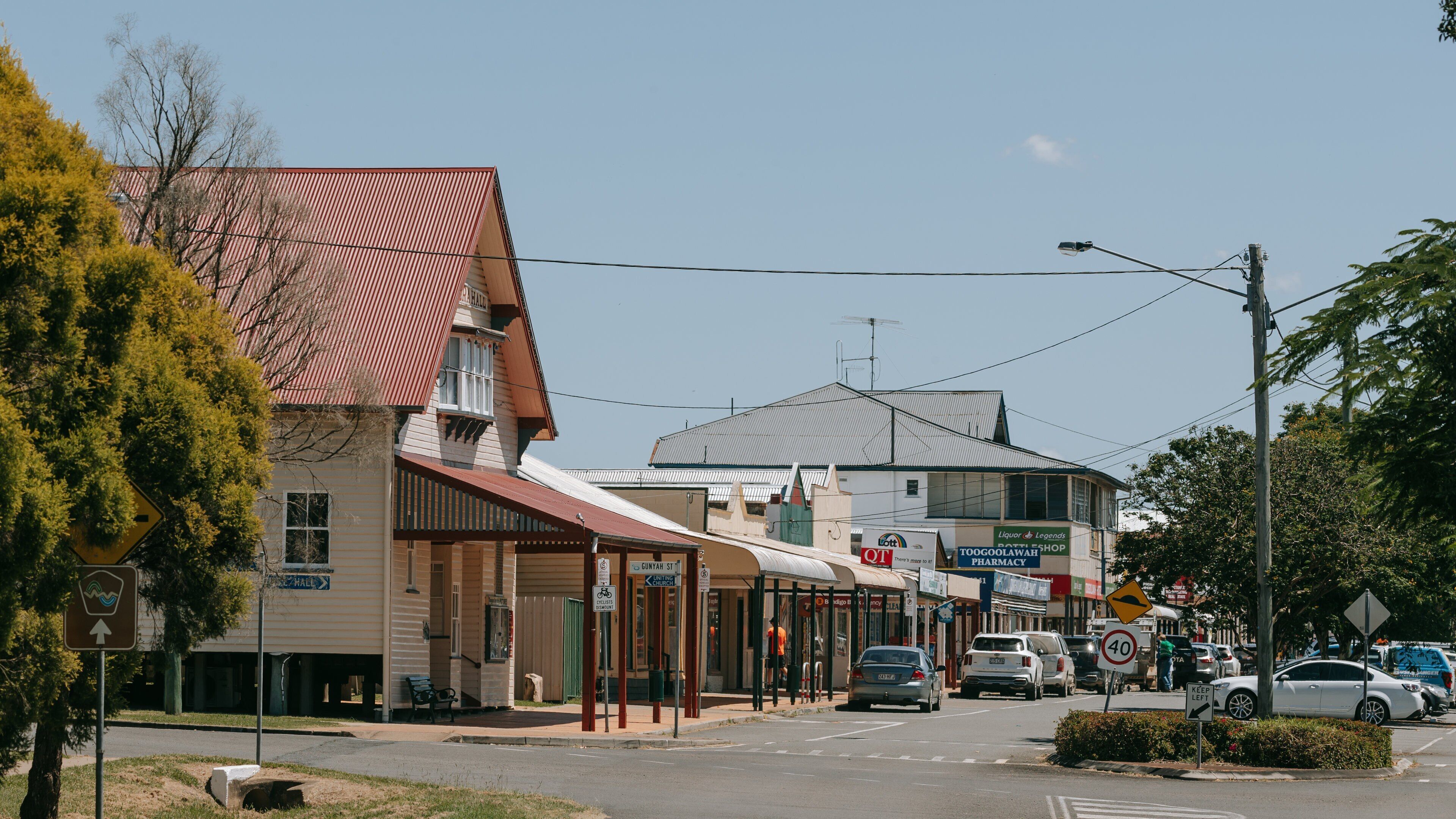 Toogoolawah which includes a small town or village