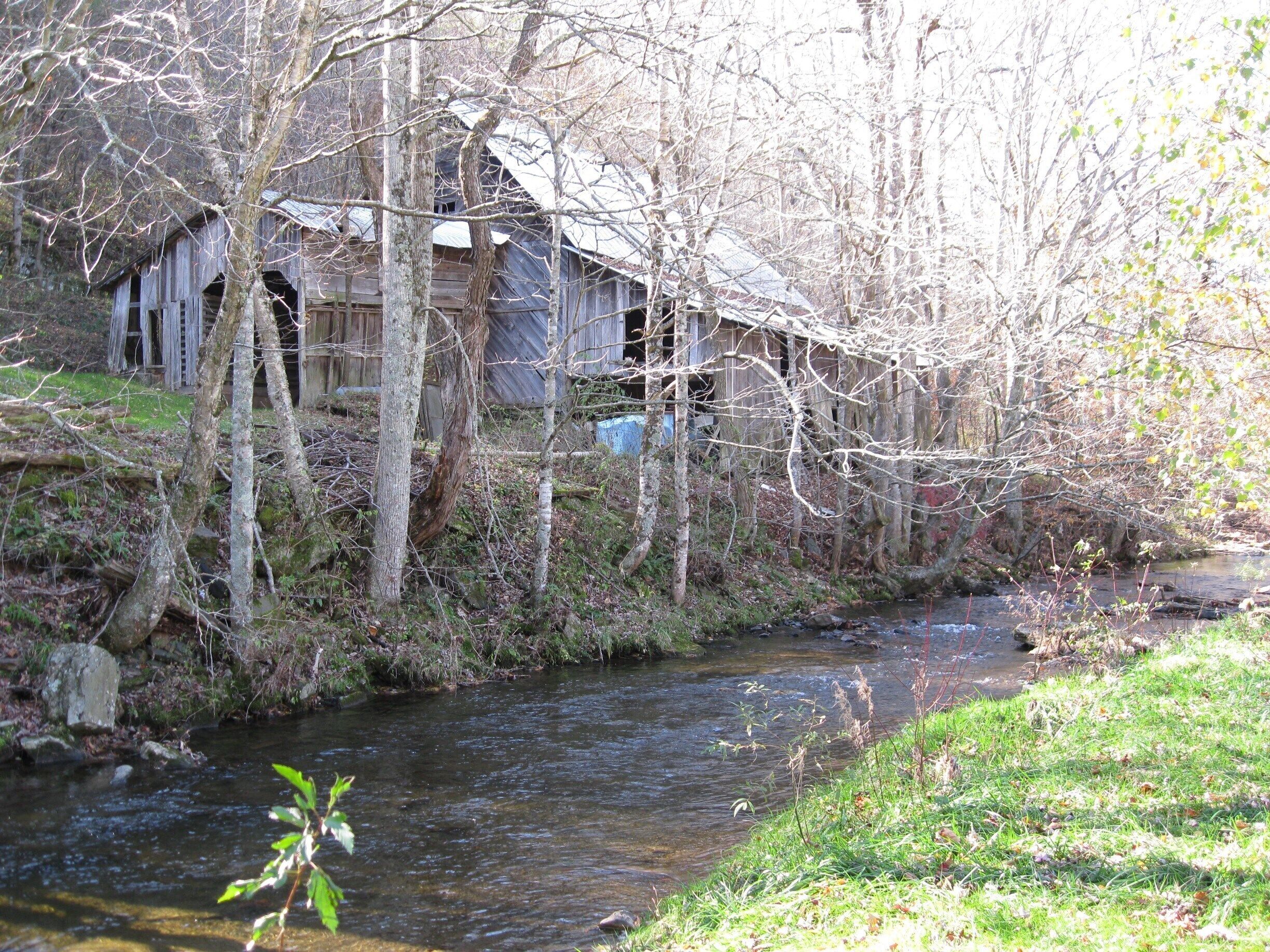 Old farm building near Todd General Store.