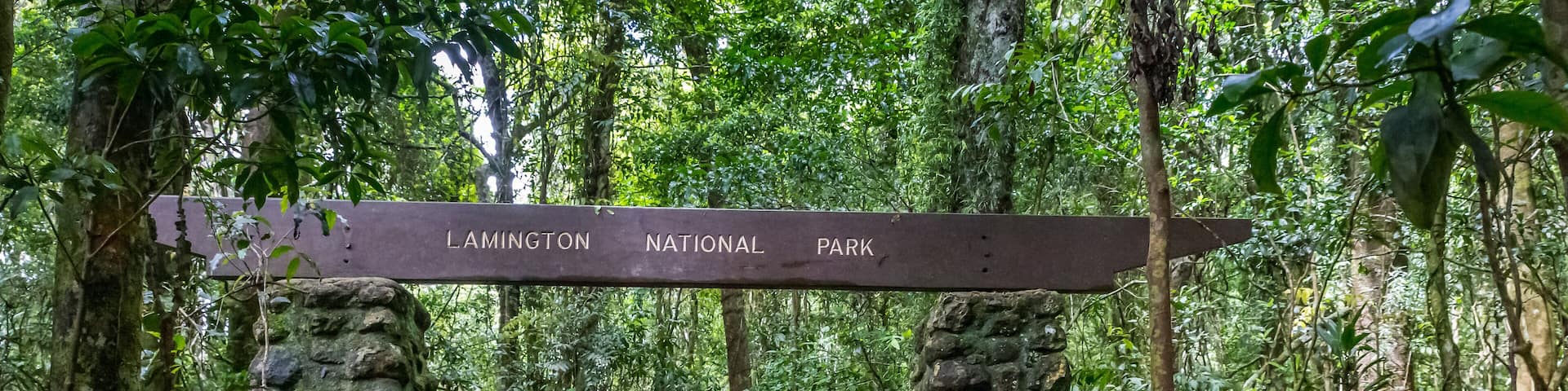 Entry Gate of Binna Burra Section of Lamington National Park, Queensland, Australia.